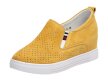 Żółte sneakersy damskie FILIPPO DP1356 SKÓRA