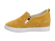 Żółte sneakersy damskie FILIPPO DP1356 SKÓRA