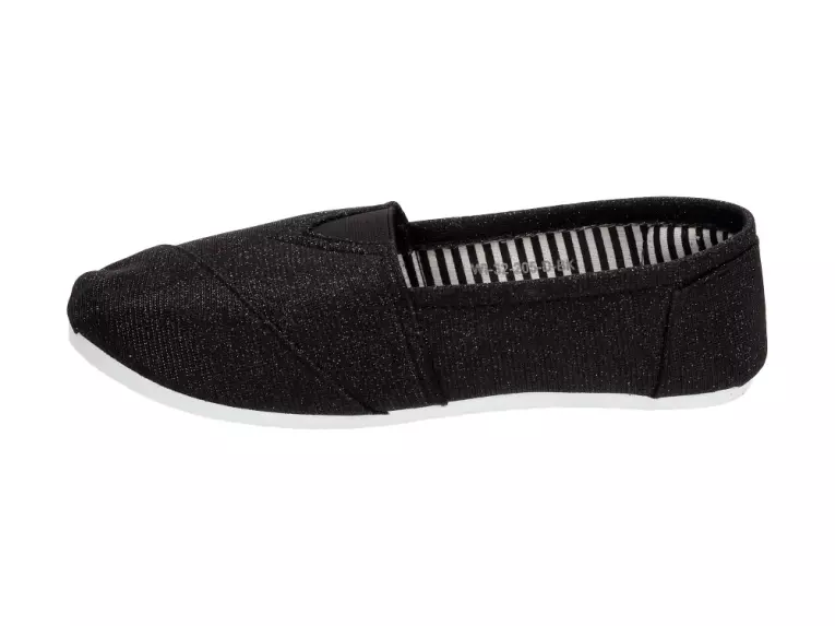 Slip On Czarne tenisówki damskie Wishot 32-205
