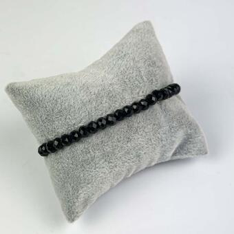 Bransoletka na gumce 526 czarny