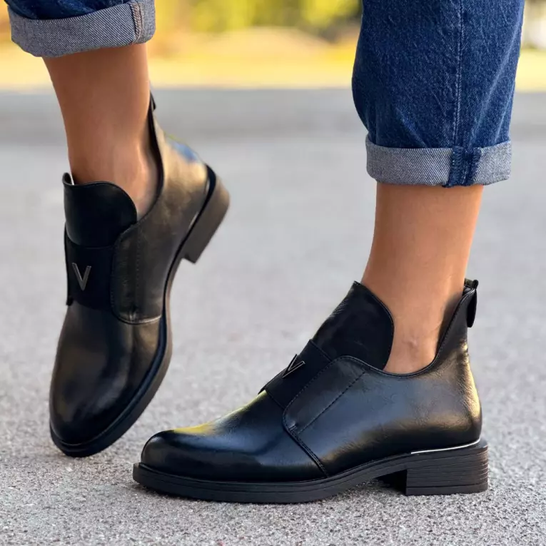 Czarne botki damskie VINCEZA 58165