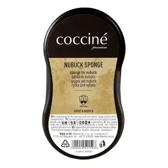 Duży czyścik do zamszu na sucho - Coccine Nubuck Sponge