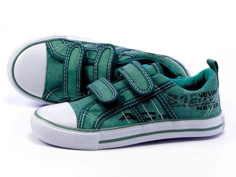 Zielone trampki dziecięce American Dstc05
