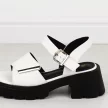 Białe sandały damskie na masywnym spodzie Vinceza 36257