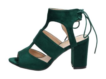 Zielone sandały damskie SABATINA DM19-22