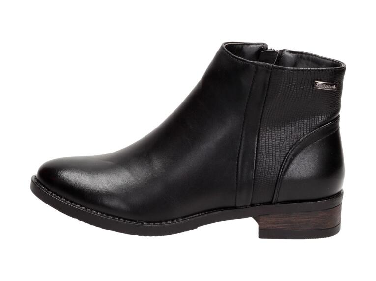 Czarne niskie botki damskie Sabatina Dm21-202