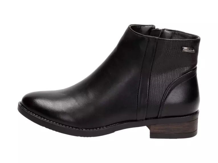 Czarne niskie botki damskie Sabatina Dm21-202