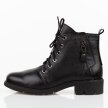 Czarne zimowe Polskie botki damskie Galant 3343