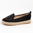 Czarne espadyle damskie S.BARSKI 33150