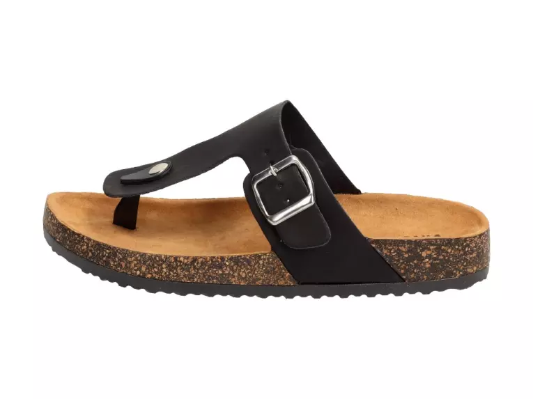 Czarne komfortowe japonki, buty Vinceza 8917