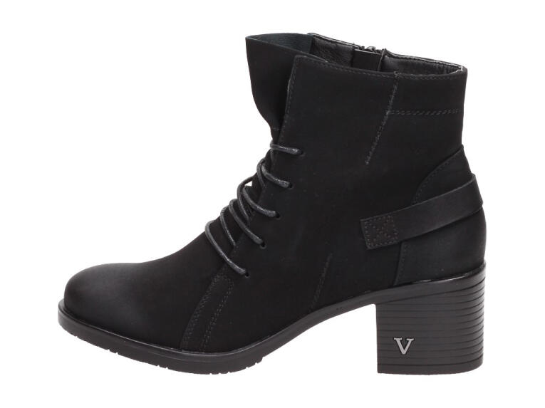 Czarne botki damskie Vinceza 10483