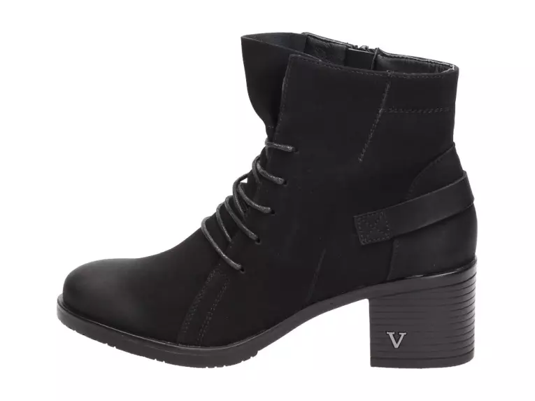 Czarne botki damskie Vinceza 10483