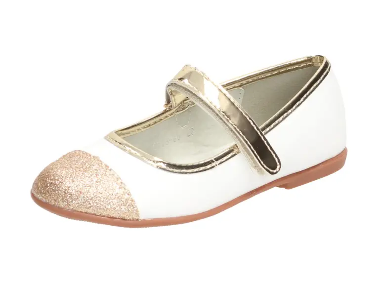 Białe balerinki buty dziecięce S.Barski 5673gl