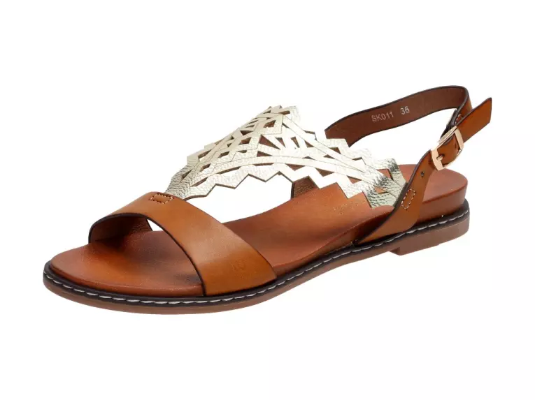 Sandały damskie Sergio Leone Sk011 Camel
