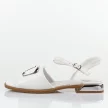 Białe sandały damskie na obcasie Filippo Ds6980/25