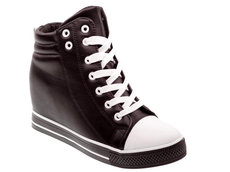 Wiosenne sneakersy trampki damskie 627 Bk