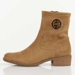 Beżowe zamszowe botki damskie Jezzi asa198-28