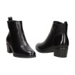 Czarne botki damskie na obcasie VINCEZA 10785 PU