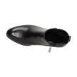 Czarne botki damskie na obcasie VINCEZA 10785 PU