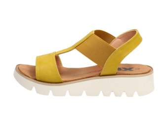 Żółte sportowe sandały damskie XTI 49850