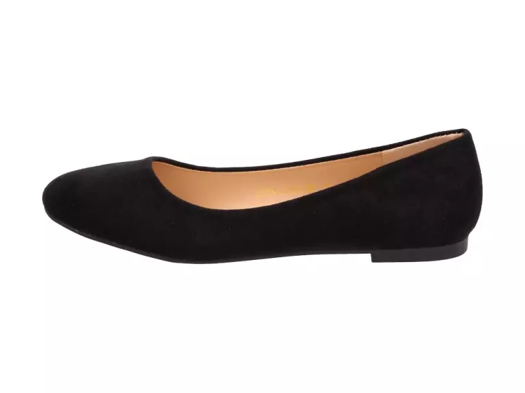 Czarne baleriny, buty damskie Vinceza 2803