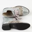 Srebrne wiosenne botki damskie JEZZI ASA142-6