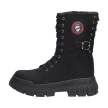 Czarne trapery damskie NAVY DOT 54002