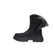 Czarne trapery damskie NAVY DOT 54002