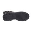 Czarne trapery damskie NAVY DOT 54002
