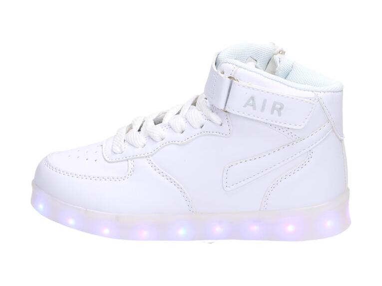 Led 7 kolorów Świecące buty dziecięce 7208 Wt