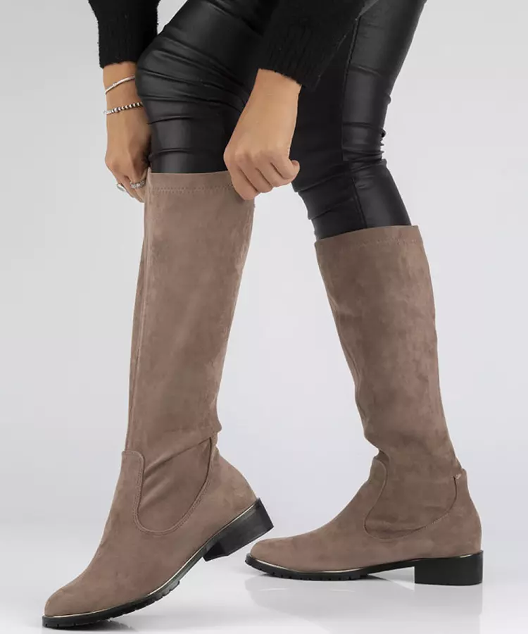 Kozaki damskie FILIPPO DKZ3120/21 TAUPE 