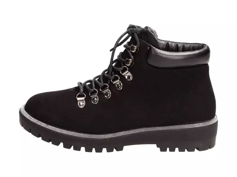Czarne zamszowe trapery damskie Vices T028-1