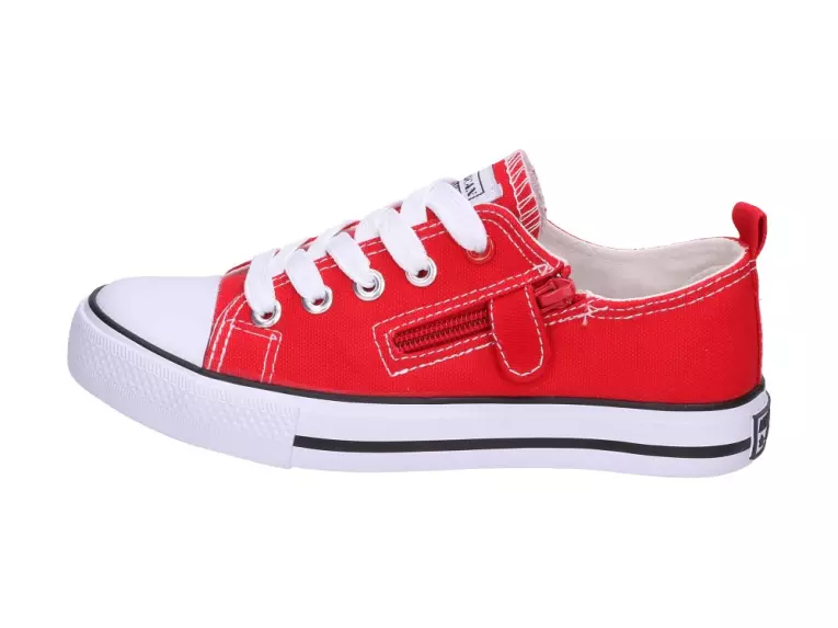 Czerwone trampki dziecięce American Club Lh45