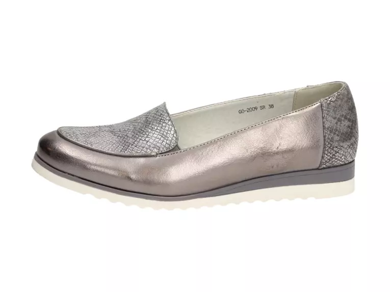 Stalowe półbuty, buty damskie Goodin 2009sl