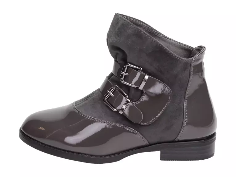 Szare botki, buty dziecięce Vinceza 2544