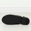 Czarne płaskie sandały damskie Filippo Ds6229/24