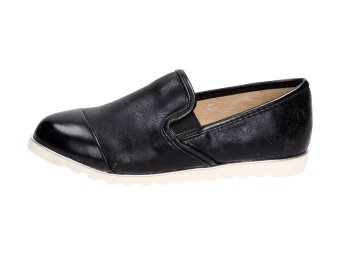 SLIP ON Czarne półbuty dziecięce Badoxx 442