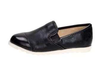 Slip On Czarne półbuty dziecięce Badoxx 442
