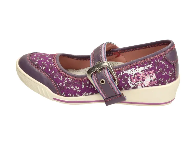 Balerinki,buty dziecięce Super Gear 7636 Lilac