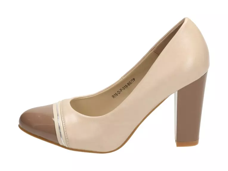 Beżowe czółenka damskie Wishot Dp018tp Comfort