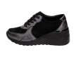 Czarne sneakersy damskie S.Barski 94499 Bk/bk