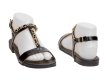 Czarne sandały damskie S.BARSKI 5541-57