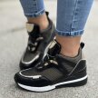 Sneakersy półbuty damskie VINCEZA 10743 BK/GL