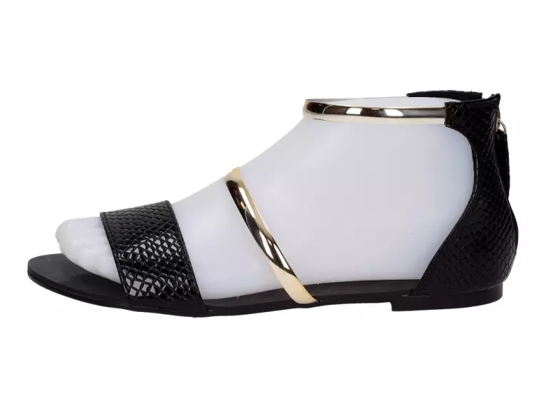 -40% Czarne sandały damskie buty Vices A933-1