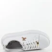 Białe skórzane sneakersy damskie na platformie Filippo Dp6246/25
