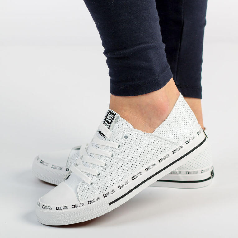 Białe trampki damskie BIG STAR FF274024
