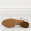 Szare sandały damskie na obcasie Sergio Leone sk876A