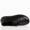 Czarne skórzane półbuty damskie Cambell 15301