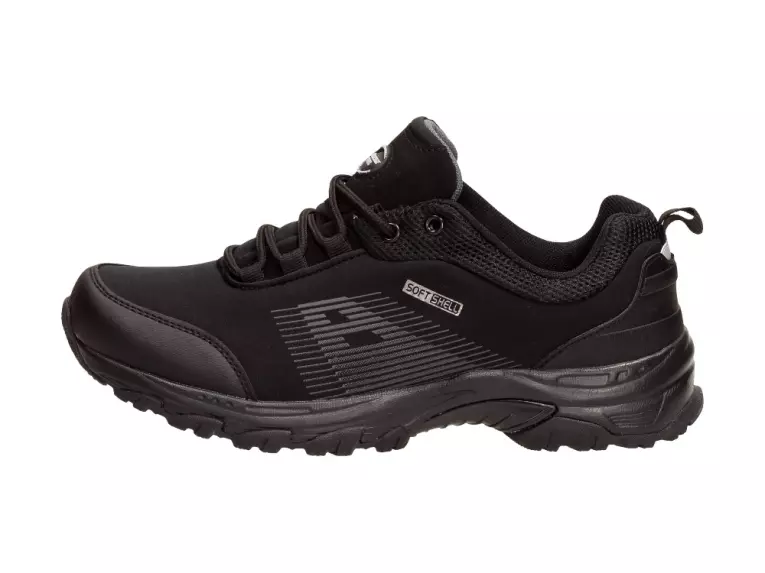 Czarne buty trekkingowe AMERICAN WT07/21 BK/BK