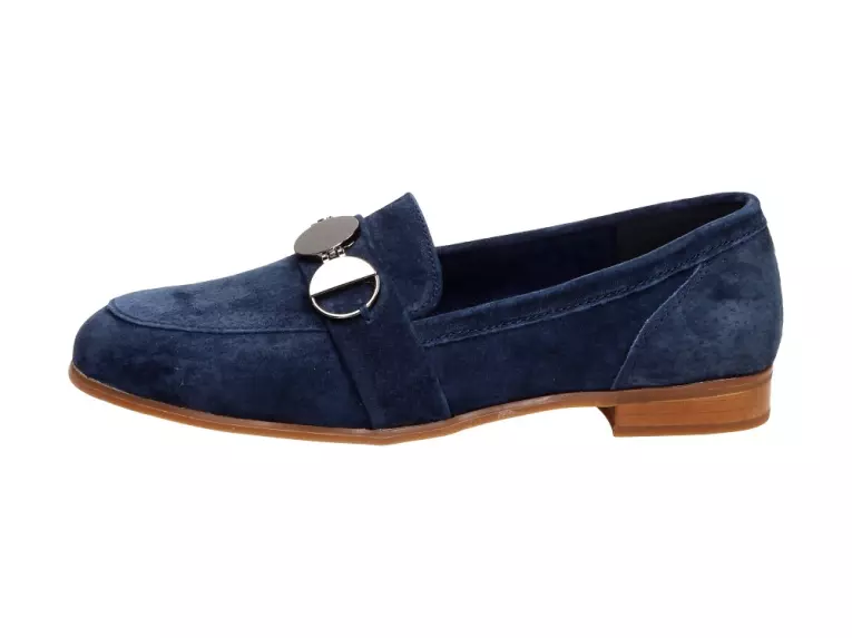 Granatowe mokasyny damskie FILIPPO DP2148/21
